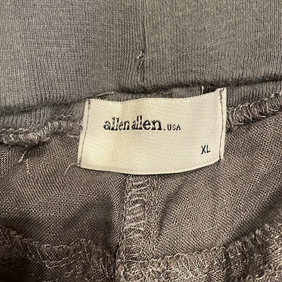 Dark grey linen capri pants size XL - Picture 4 of 6